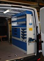 03_Van racking for Sprinter with drawer units and accessories for vans
